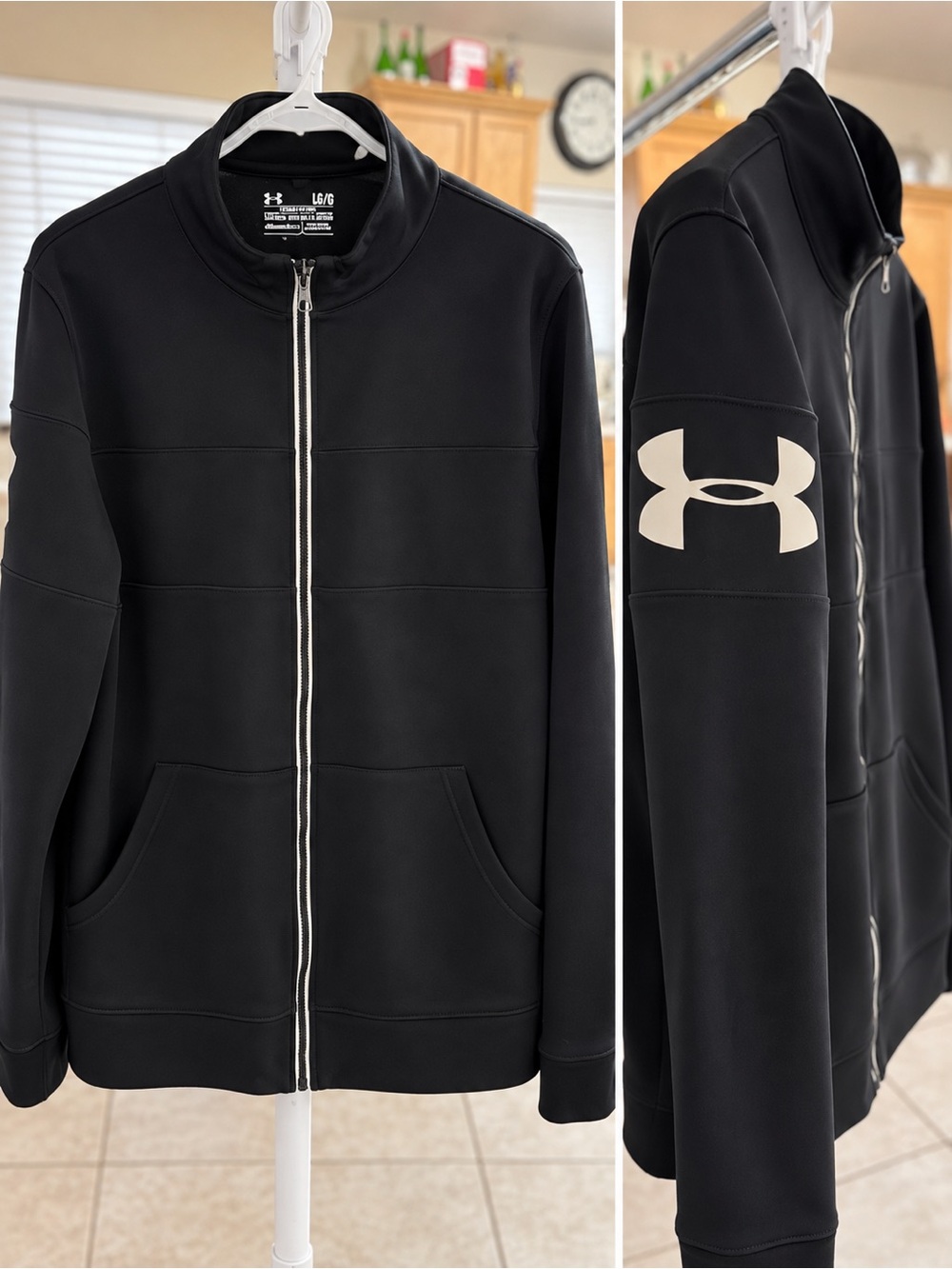 Under Armour Women's Black Full-Zip Performance Jacket